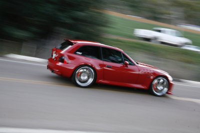 2002 BMW M Coupe in Imola Red 2 over Black Nappa
