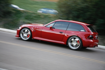 2002 BMW M Coupe in Imola Red 2 over Black Nappa