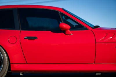 2002 BMW M Coupe in Imola Red 2 over Black Nappa