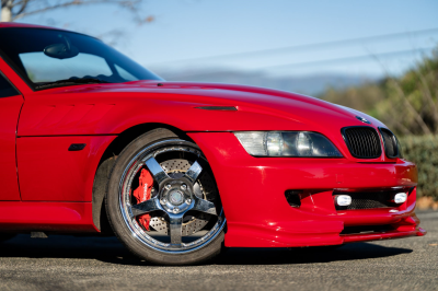2002 BMW M Coupe in Imola Red 2 over Black Nappa