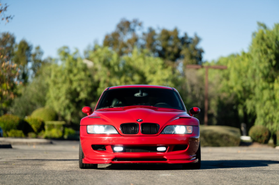 2002 BMW M Coupe in Imola Red 2 over Black Nappa