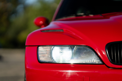 2002 BMW M Coupe in Imola Red 2 over Black Nappa