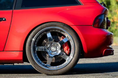 2002 BMW M Coupe in Imola Red 2 over Black Nappa
