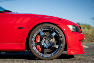 2002 BMW M Coupe in Imola Red 2 over Black Nappa