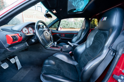 2002 BMW M Coupe in Imola Red 2 over Black Nappa