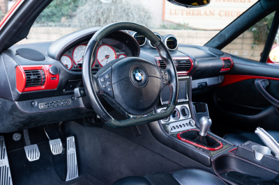 2002 BMW M Coupe in Imola Red 2 over Black Nappa