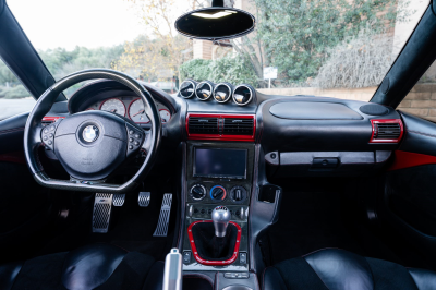 2002 BMW M Coupe in Imola Red 2 over Black Nappa