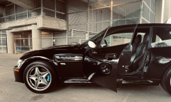 2002 BMW M Coupe in Black Sapphire Metallic over Black Nappa