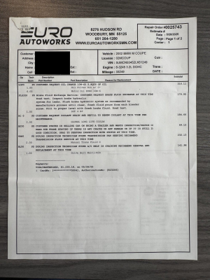 2002 BMW M Coupe in Oxford Green 2 Metallic over Black Nappa