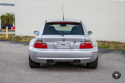 2002 BMW M Coupe in Titanium Silver Metallic over Black Nappa