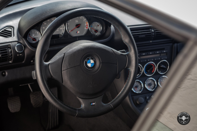 2002 BMW M Coupe in Titanium Silver Metallic over Black Nappa