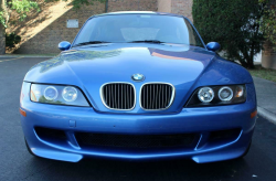 2002 BMW M Coupe in Estoril Blue Metallic over Estoril Blue & Black Nappa