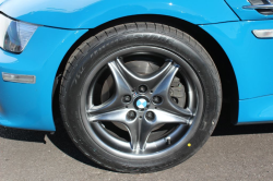 2002 BMW M Coupe in Laguna Seca Blue over Dark Gray & Black Nappa - Front Driver Wheel