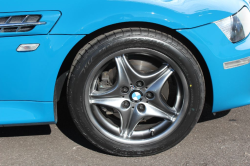 2002 BMW M Coupe in Laguna Seca Blue over Dark Gray & Black Nappa - Front Passenger Wheel