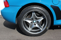 2002 BMW M Coupe in Laguna Seca Blue over Dark Gray & Black Nappa - Rear Passenger Wheel