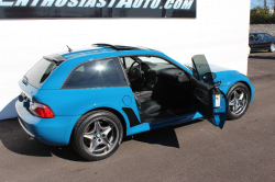 2002 BMW M Coupe in Laguna Seca Blue over Dark Gray & Black Nappa - Side