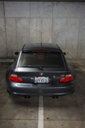 2002 BMW M Coupe in Steel Gray Metallic over Dark Gray & Black Nappa