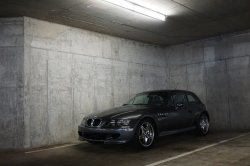 2002 BMW M Coupe in Steel Gray Metallic over Dark Gray & Black Nappa