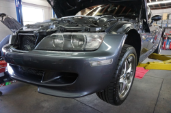 2002 BMW M Coupe in Steel Gray Metallic over Dark Gray & Black Nappa