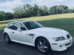 2002 BMW M Coupe in Alpine White 3 over Black Nappa