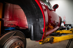 2002 BMW M Coupe in Imola Red 2 over Black Nappa