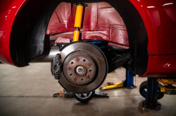 2002 BMW M Coupe in Imola Red 2 over Black Nappa