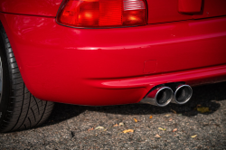 2002 BMW M Coupe in Imola Red 2 over Black Nappa