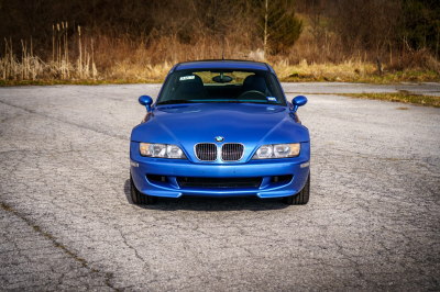 2002 BMW M Coupe in Estoril Blue Metallic over Estoril Blue & Black Nappa