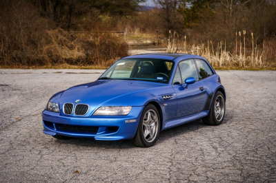 2002 BMW M Coupe in Estoril Blue Metallic over Estoril Blue & Black Nappa