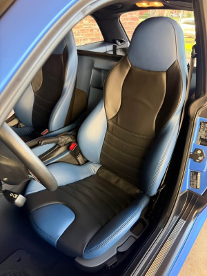 2002 BMW M Coupe in Estoril Blue Metallic over Estoril Blue & Black Nappa