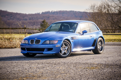 2002 BMW M Coupe in Estoril Blue Metallic over Estoril Blue & Black Nappa