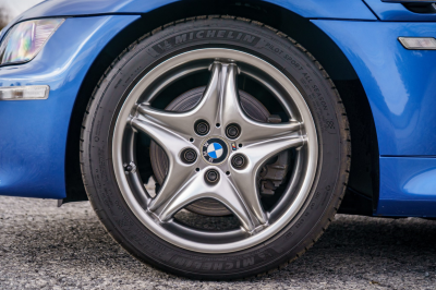 2002 BMW M Coupe in Estoril Blue Metallic over Estoril Blue & Black Nappa