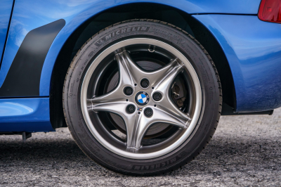 2002 BMW M Coupe in Estoril Blue Metallic over Estoril Blue & Black Nappa