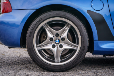 2002 BMW M Coupe in Estoril Blue Metallic over Estoril Blue & Black Nappa