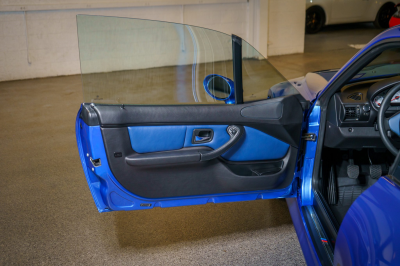 2002 BMW M Coupe in Estoril Blue Metallic over Estoril Blue & Black Nappa