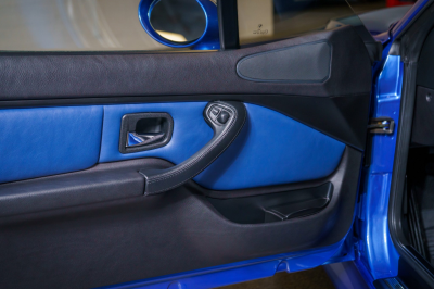 2002 BMW M Coupe in Estoril Blue Metallic over Estoril Blue & Black Nappa