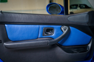 2002 BMW M Coupe in Estoril Blue Metallic over Estoril Blue & Black Nappa