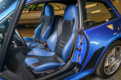 2002 BMW M Coupe in Estoril Blue Metallic over Estoril Blue & Black Nappa