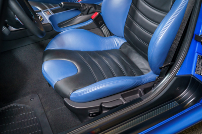 2002 BMW M Coupe in Estoril Blue Metallic over Estoril Blue & Black Nappa