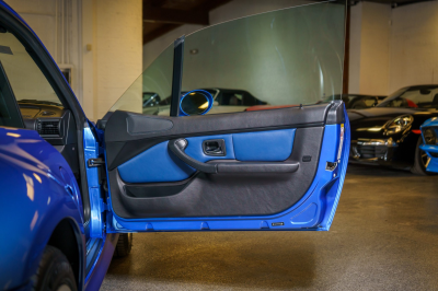2002 BMW M Coupe in Estoril Blue Metallic over Estoril Blue & Black Nappa