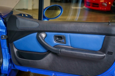 2002 BMW M Coupe in Estoril Blue Metallic over Estoril Blue & Black Nappa