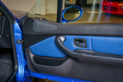 2002 BMW M Coupe in Estoril Blue Metallic over Estoril Blue & Black Nappa