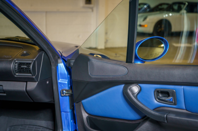 2002 BMW M Coupe in Estoril Blue Metallic over Estoril Blue & Black Nappa