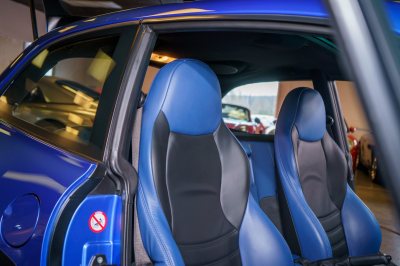 2002 BMW M Coupe in Estoril Blue Metallic over Estoril Blue & Black Nappa
