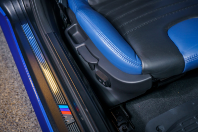 2002 BMW M Coupe in Estoril Blue Metallic over Estoril Blue & Black Nappa