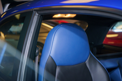 2002 BMW M Coupe in Estoril Blue Metallic over Estoril Blue & Black Nappa