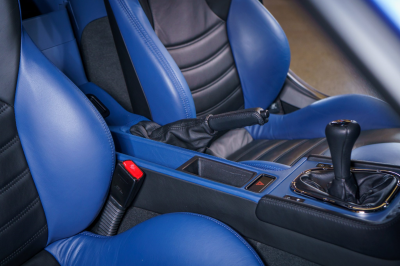 2002 BMW M Coupe in Estoril Blue Metallic over Estoril Blue & Black Nappa