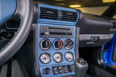2002 BMW M Coupe in Estoril Blue Metallic over Estoril Blue & Black Nappa