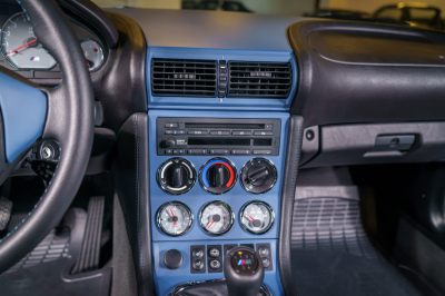 2002 BMW M Coupe in Estoril Blue Metallic over Estoril Blue & Black Nappa