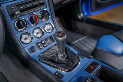 2002 BMW M Coupe in Estoril Blue Metallic over Estoril Blue & Black Nappa
